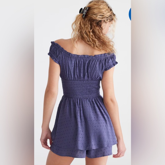 Off-Shoulder Romper - Picture 3 of 5